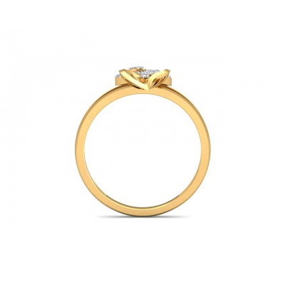 Sama Designer Diamond Ring in hallmarked gold